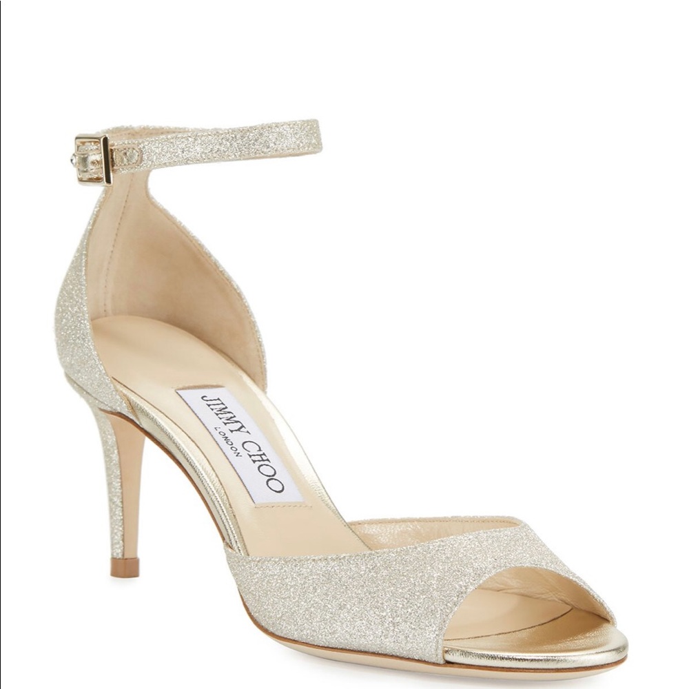 Jimmy Choo Platinum Ice 65mm Heels